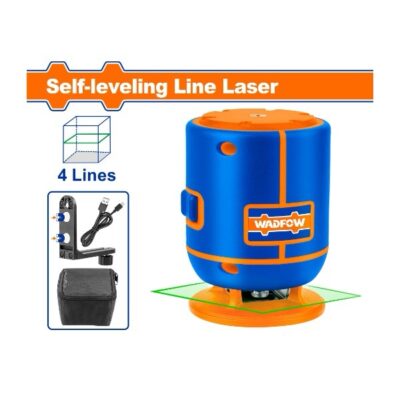 WADFOW WLE1M04  4Line 0~30m ليزر شقلة أربع خطوط اخضر Self-Leveling Line Green Laser Beams with Gain Function