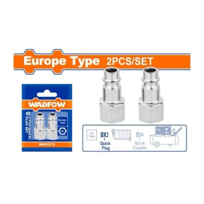 WADFOW WQP2970  2 Pcs/set طقم ركور هوا Nitto Type Quick Plug / Air Adapter Set