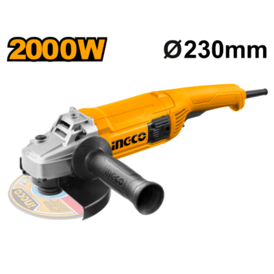 INGCO AG200028 2000W 23mm صاروخ كبير Industrial Angle Grinder