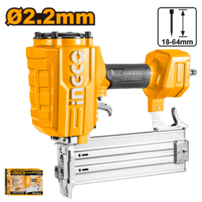 INGCO ACN18641 2.2mm 18-64mm فرد مسمار باطون هواء Air Concrete Nailer