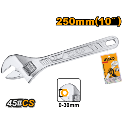 INGCO HADW131102 10" 0-30mm مفتاح انكليزي Adjustable Wrench