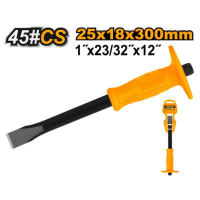 INGCO HCCL082412 (25x18x300)mm ازميل مع مرد Cold Chisel