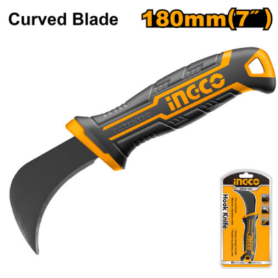 INGCO HPK81801 180 MM سكين راس معكوف Hook knife