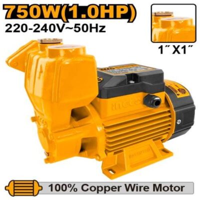 INGCO VPS7508 1 HP 750 W مضخة مياه ضغط تلقائي Self-priming peripheral Water pump