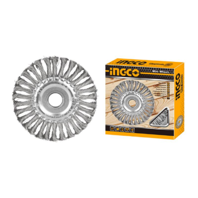 INGCO WB51801 7'' فرشاية جلخ ثابت بولاد Wire Wheels Brush