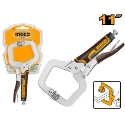 INGCO HCCLW0211 11" بانسة لقط لحام سحب C-Clamp Locking Plier