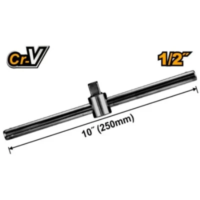 INGCO HSTB12101  25 CM مسكة سحاب Sliding T-Bar 1/2" Drive