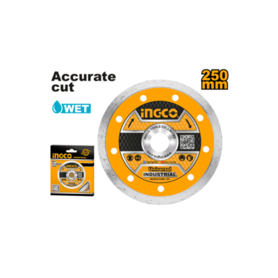 INGCO DMD022501 (250X25.4) 10" ديسك غرانيت مسكر Wet Diamond Disc for Tile Cutters