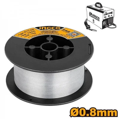 INGCO EWSFC081001  بكرة شريط لحام Mig Wire Flux-Cored Wire 1kg / 0.8mm spool for MAG/MIG welding
