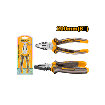 INGCO HCP08208 8" 200MM CARBON STEEL بانسة Combination pliers
