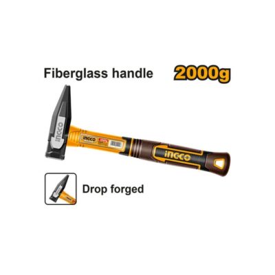 INGCO HMH822000 2000G مطرقة مسكة فايبرغلاس Machinist hammer