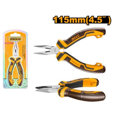 INGCO HMLNP08115 4.5"/115MM بانسة بوز طويل صغيرة Mini Long Nose Pliers