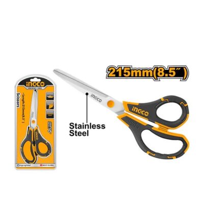 INGCO HSCRS812001 215MM (8.5") مقص يدوي كبير Stainless Steel Scissors