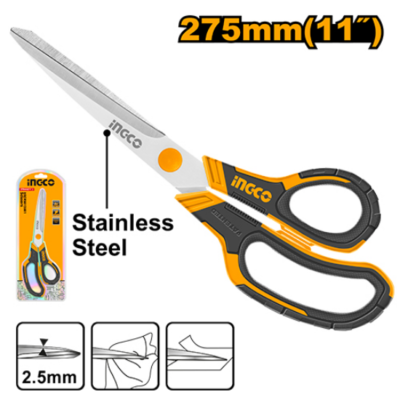 INGCO HSCRS812801 275MM(11") مقص ستانلس Stainless Steel Multi Purpose Scissors