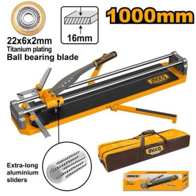 INGCO HTC041001 1000MM مقص بلاط يدوي مع اجنحة انزلاق طويلة صناعي Industrial Tile cutter