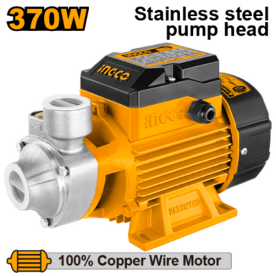INGCO VPMS37082 0.5HP 370W 1" مضخة مياه راس ستنلس Stainless Steel Peripheral Water Pump