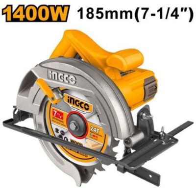 INGCO CS18538 l  1400 W SS 185X20MM منشار صدر  CIRCULAR SAW