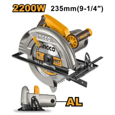 INGCO CS2358  2200 W 230MM منشار صدر صناعي Industrial Electrical Circular saw