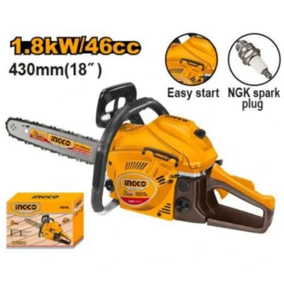 INGCO GCS5451811  18" 1.8KW 46CC منشار حطب على البنزين Gasoline chain saw