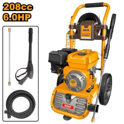 INGCO GHPW2003  6.0HP 214BAR 8.7L/MIN مكنة غسيل على البنزين GASOLINE PRESSURE WASHER