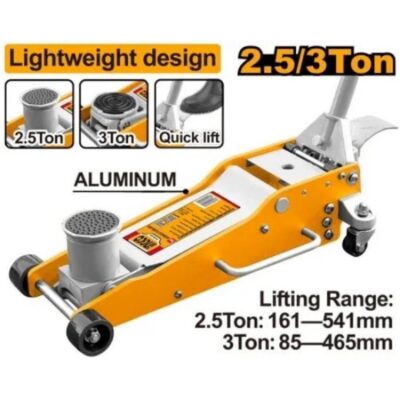 INGCO HFJ253  2.5/3TON DUAL PUMP عفريت هيدروليك   HYDRAULIC FLOOR JACK 2.5T/3T