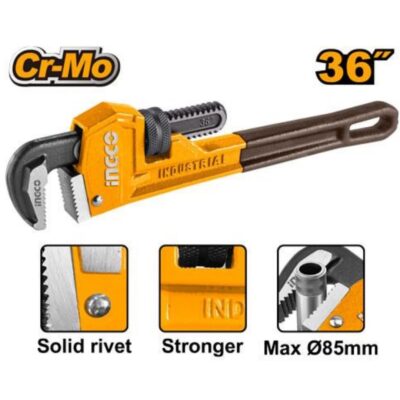 INGCO HPW0836  36" 85MM رنش صناعي مسكة ملبس كوتشوك  PIPE WRENCH