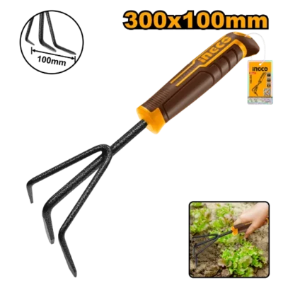 INGCO HGR1008  (300X100)MM شوكة زراعية Gardening Hand Rake