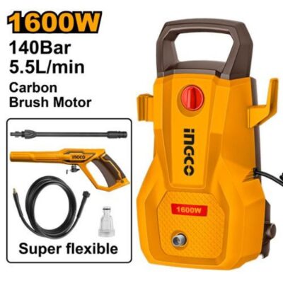 INGCO HPWR16008  1600W 140BAR 5.5L/MIN مكنة غسيل High pressure washer