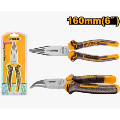 INGCO HBNP08168   6”  بانسة بوز طويل معكوف BENT NOSE PLIERS