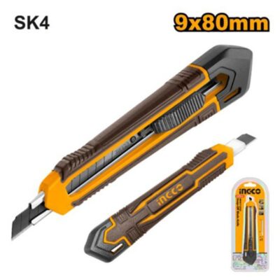 INGCO HKNS110925  SK4 (90X80) MM سكين شفرة Snap Off Blade Cutter Knife