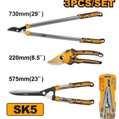 INGCO HLT76033    3Pcs ( 29"-23"-8.5") طقم مقص شحالة Garden Shears Set