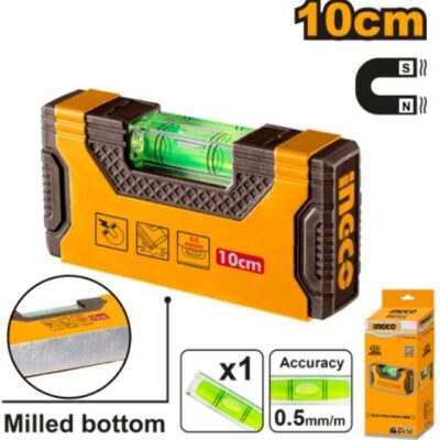 INGCO HMSL05101  10 CM زيبق مغنطيس HANDY MAGNETIC LEVEL