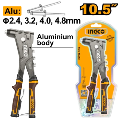 INGCO HR105  10.5"(2.4-4.8)MM بانسة تباشيم صناعية HAND RIVETER
