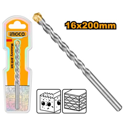 INGCO DBM2111620  16X200MM ريشة باطون و غرانيت صناعية  MASONRY DRILL BIT