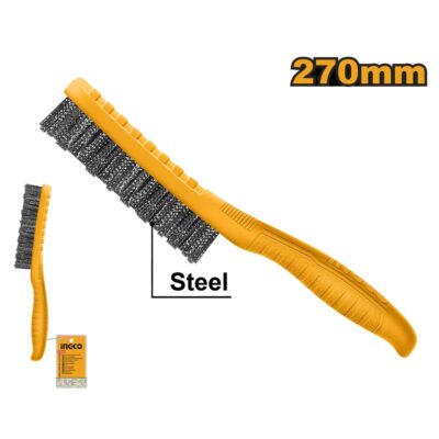 INGCO HKTWB2705  270MM فرشاية بولاد مسكة عضم STEEL WIRE BRUSH