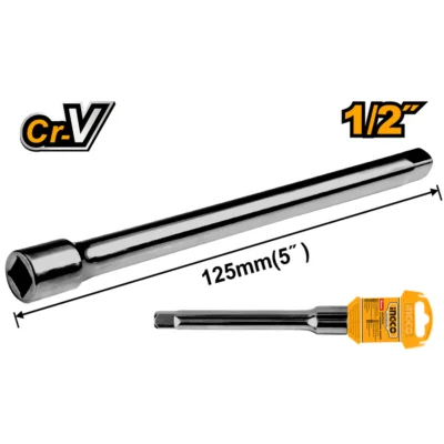 INGCO HEB12051 1/2" 12.5 CM وصلة طربوش EXTENSION BAR 125MM 1/2"