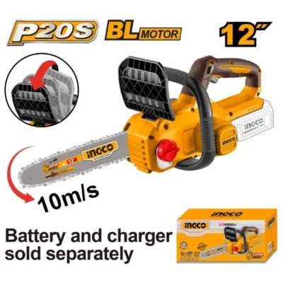 INGCO CGSLI20126 20V 12" BL منشار حطب بطارية فدار Cordless chain saw Bare Tool