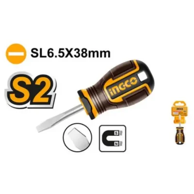 INGCO HSDSL6038 SL6.5x38mm S2 - مفك براغي Slotted screwdriver