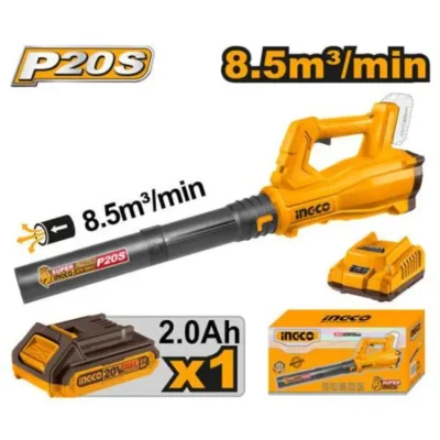 INGCO CABLI203235 20V 1Batt 2A+Char بلور حدائق كبير نفخ بطارية  Cordless Garden Blower