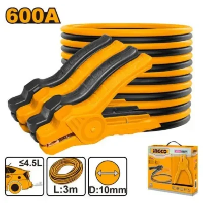 INGCO HBTCP6008 600 A 3 m كلاب مع كابل تدكير بطارية Booster cable