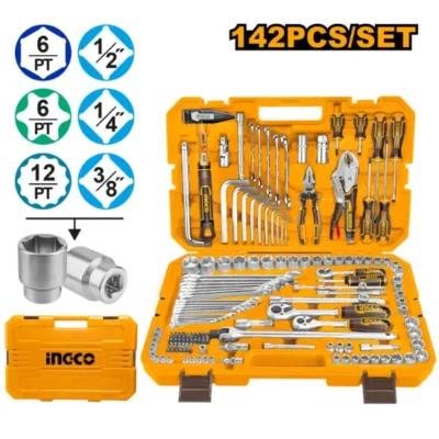 INGCO HKTHP21421 142Pcs شنطة عدة صناعية  Combination Tool Set