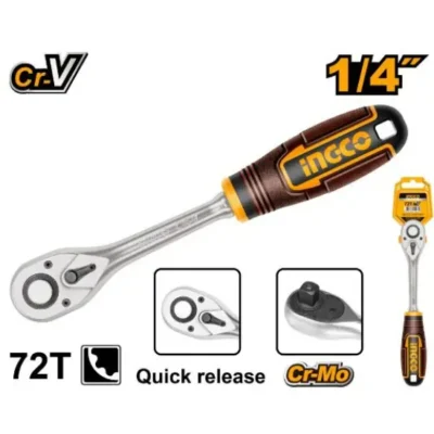 INGCO HRTH0814 مسكة طقطاق "1/4  Ratchet wrench