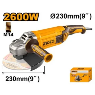 INGCO AG26008 2600W 23mm صاروخ كبير  Industrial Angle grinder