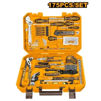 INGCO HKTHP51758 175Pcs طقم عدة بشنطة بلاستك Handtools Set
