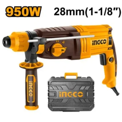 INGCO RGH9528 950W SDS plus مقدح برم وتكسير Rotary Hammer Drill