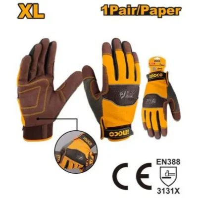 INGCO HGMG01-XL XL كف ميكانيك صناعي  Mechanic Gloves XL