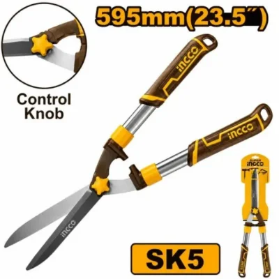 INGCO HHS8001 23.5" (615mm) SK5 Control knob مقص تقليم شجر يدوي Hedge shear
