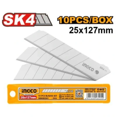 INGCO HKNSB2501 10 Pcs SK4 25x12 mm شفرات فدار  Blades Set