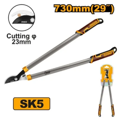 INGCO HLT7101 725mm 29" مقص تشحيل شجر طويل شفرات قصيرة Industrial Long Lopper Pruning Shears