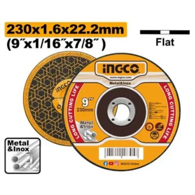 INGCO MCD162301 230x1.6mm ديسك قص حديد  Cutting disc for metal and inox